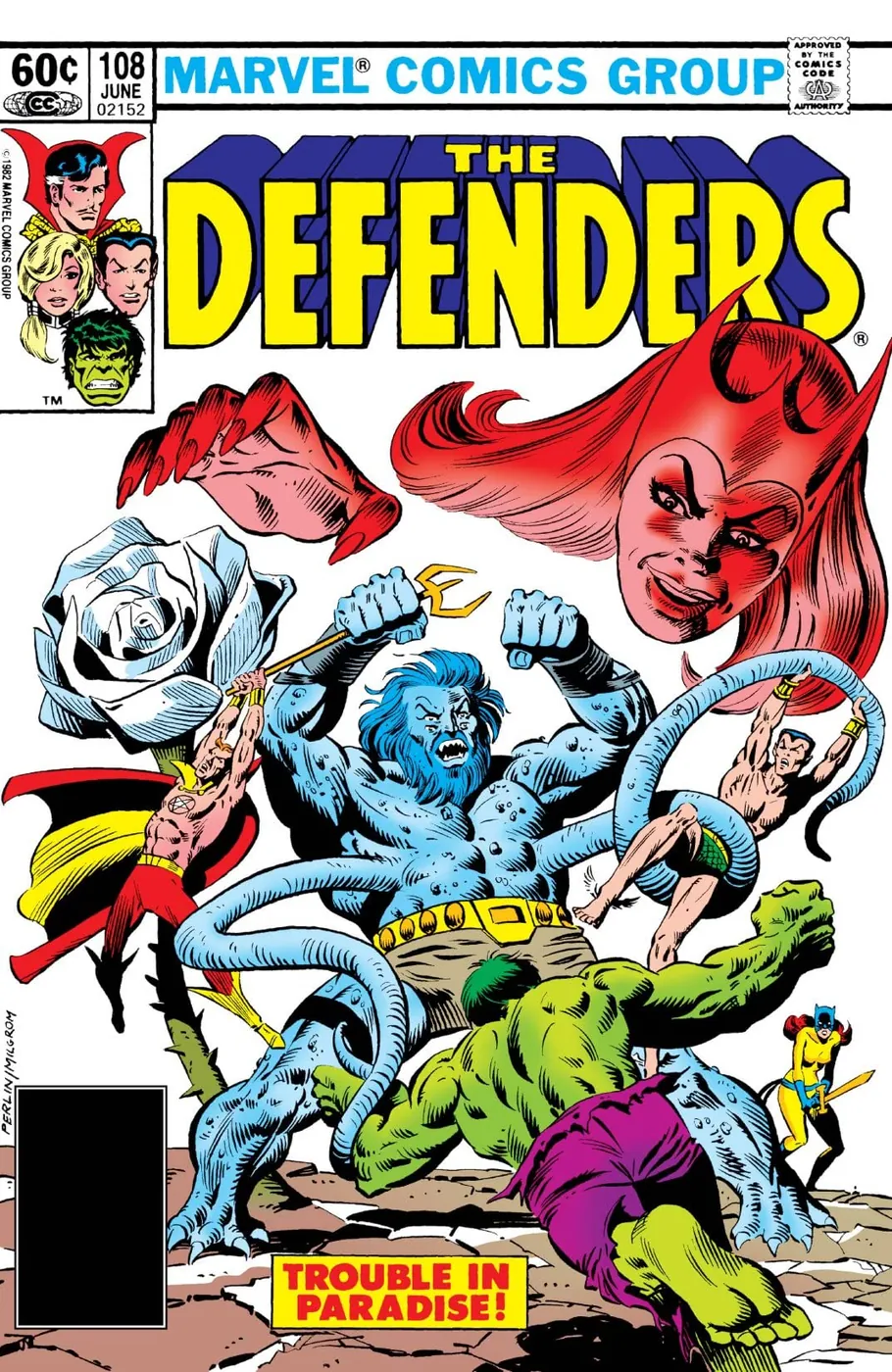 Cover of The Defenders #108