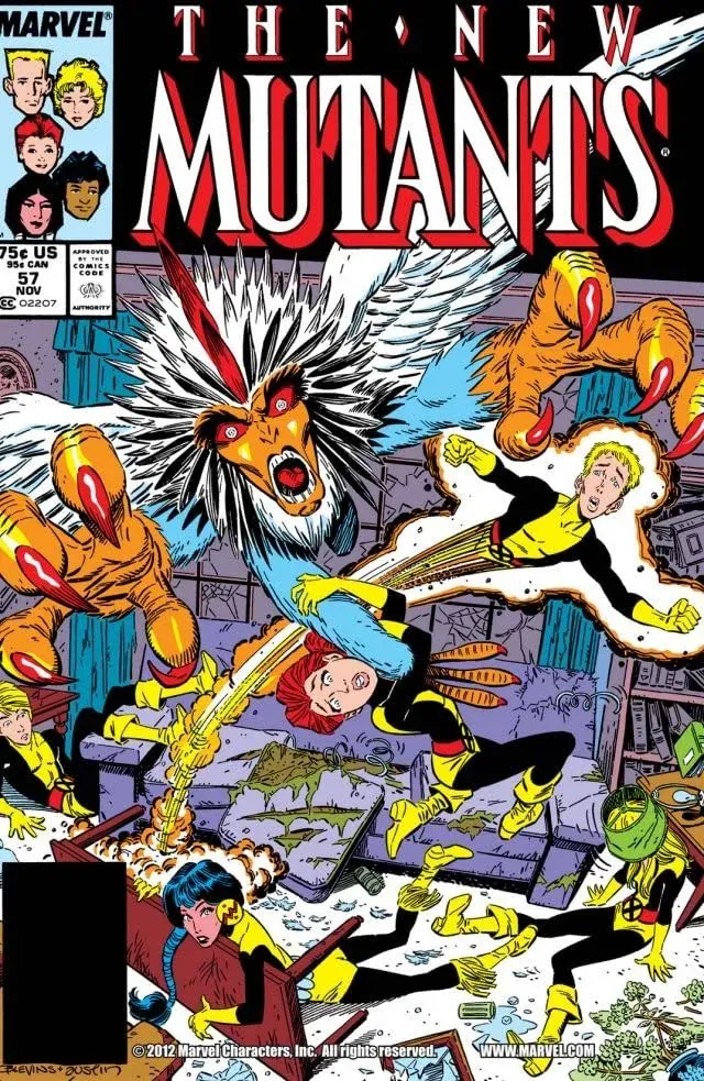 Cover of The New Mutants #57