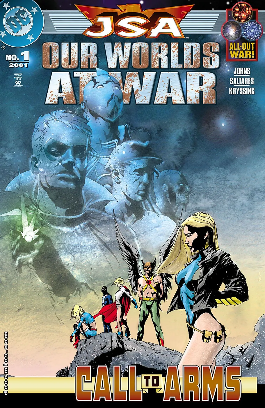 Cover of JSA: Our Worlds at War #1