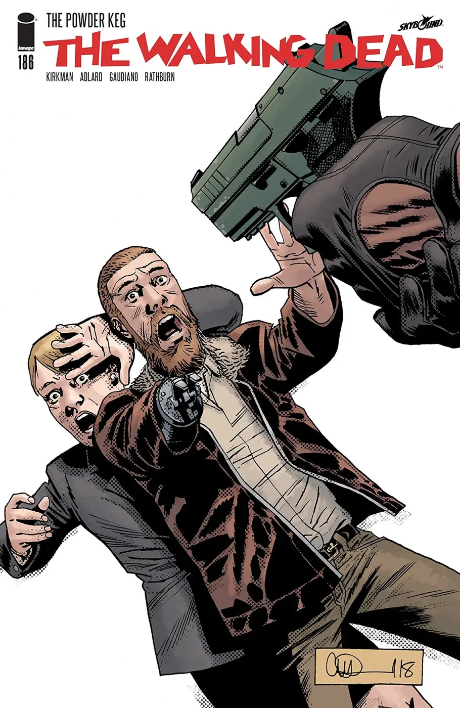 Cover of The Walking Dead #186