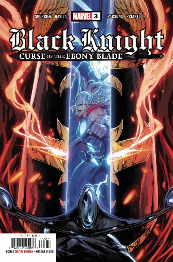 Cover of Black Knight: Curse of the Ebony Blade #3