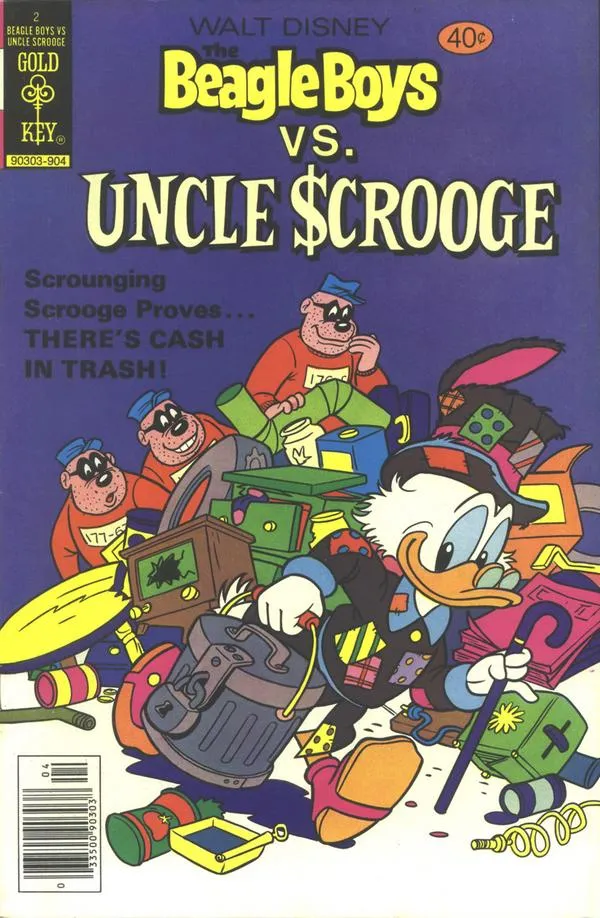 Cover of Walt Disney the Beagle Boys versus Uncle Scrooge #2