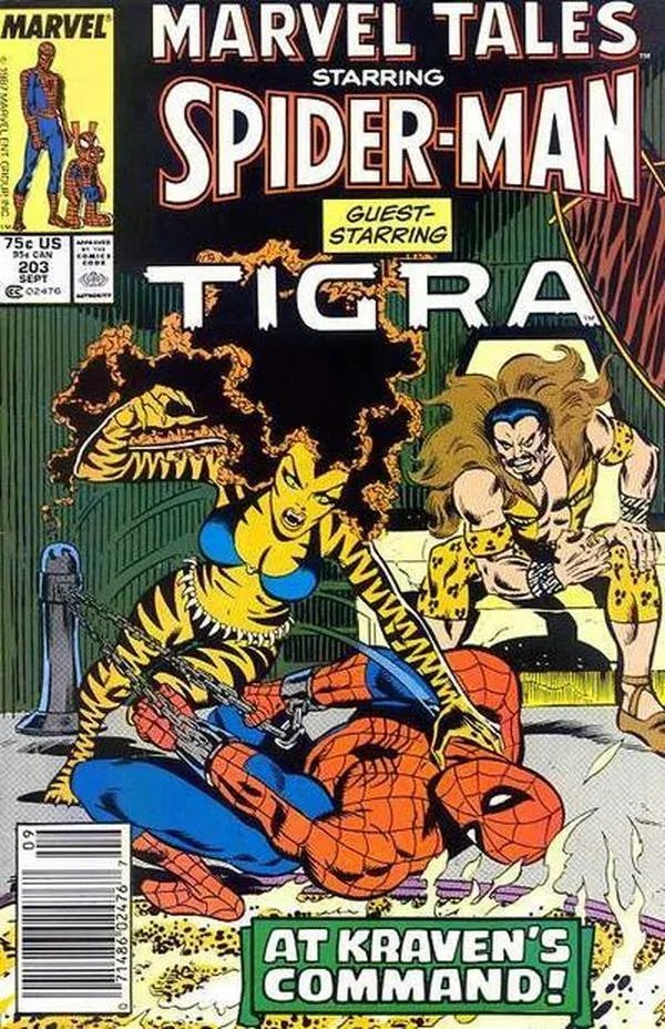 Cover of Marvel Tales #203