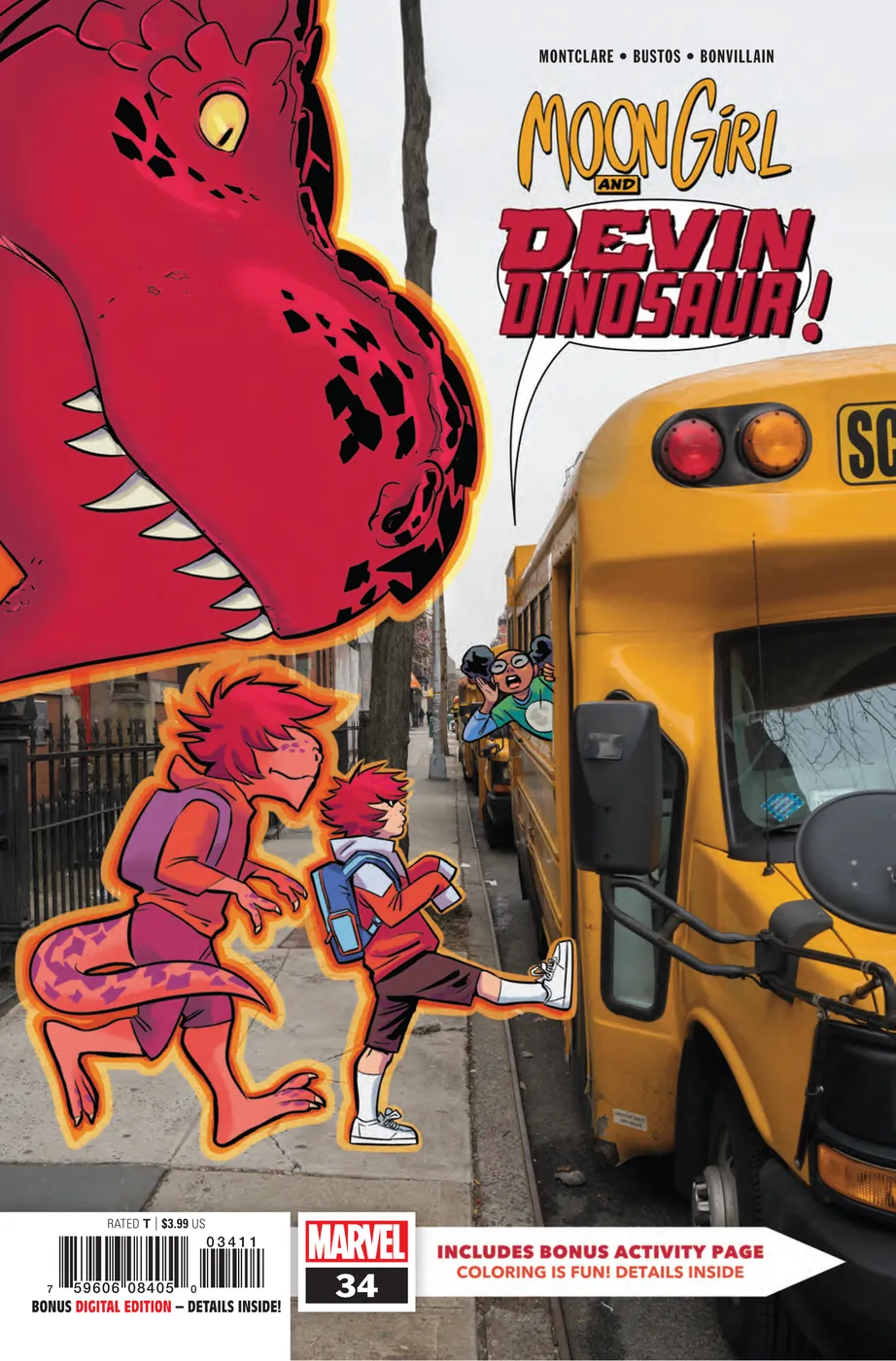 Cover of Moon Girl and Devil Dinosaur #34