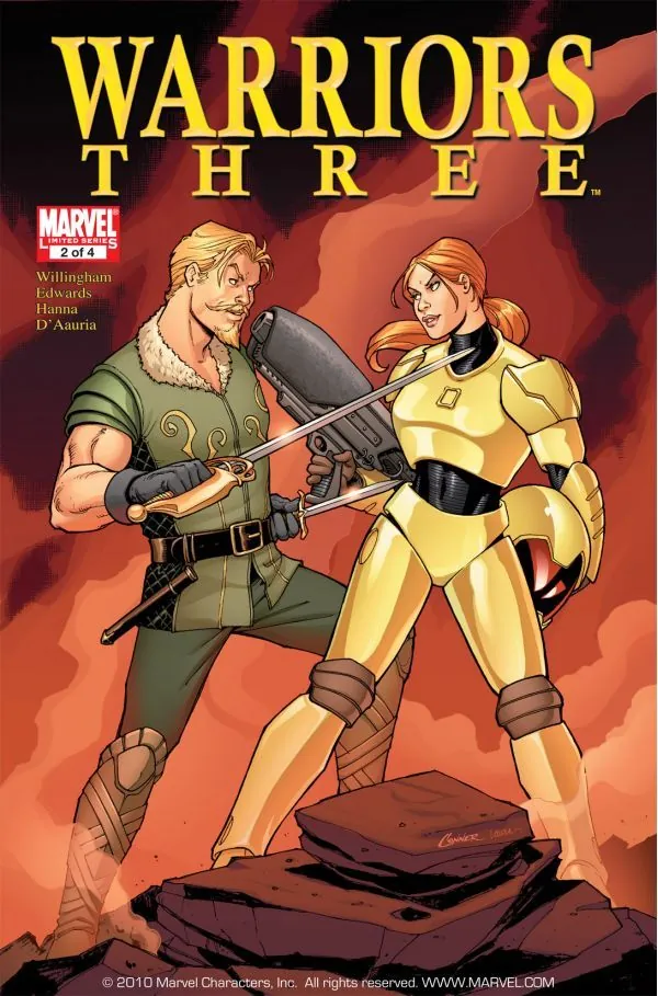 Cover of Warriors Three #2