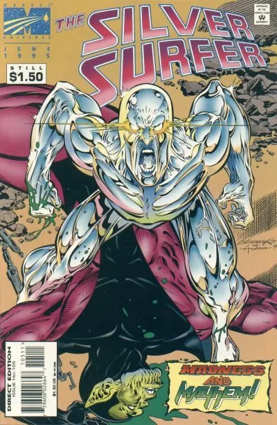 Cover of Silver Surfer #105