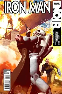Cover of Iron Man Noir #4