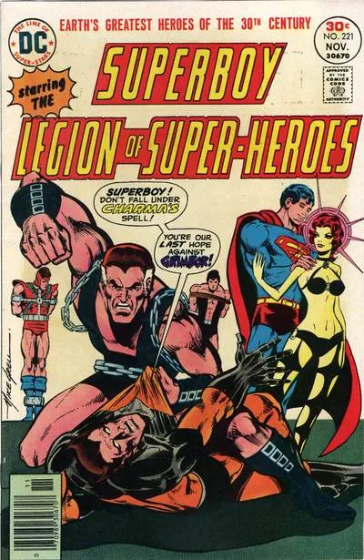 Cover of Superboy #221