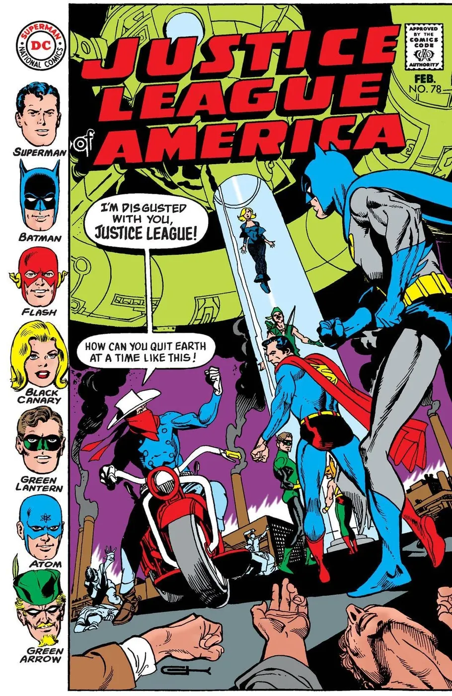 Cover of Justice League of America #78