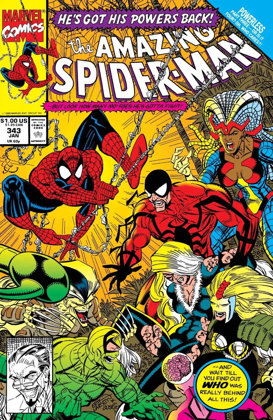 Cover of The Amazing Spider-Man #343