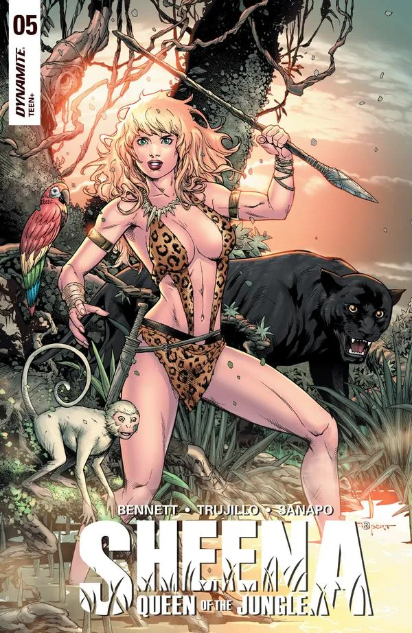 Cover of Sheena Queen of the Jungle #5