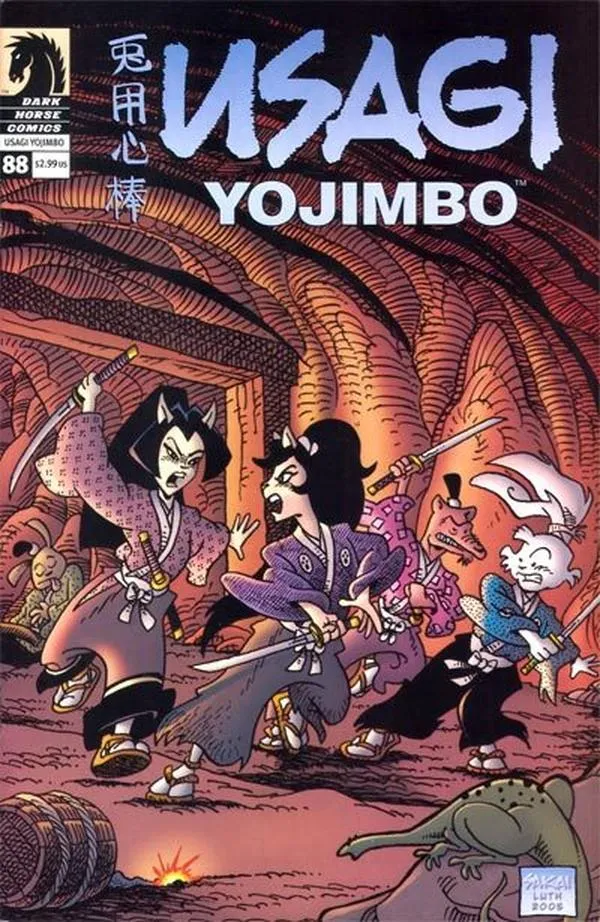 Cover of Usagi Yojimbo #88