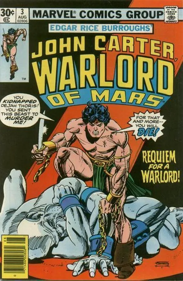 Cover of John Carter, Warlord of Mars #3