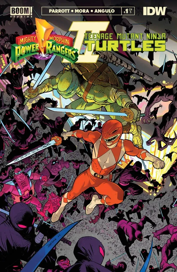 Cover of Mighty Morphin Power Rangers / Teenage Mutant Ninja Turtles II #1