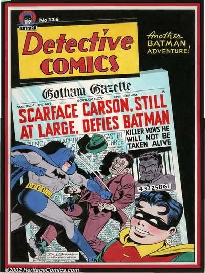 Cover of Detective Comics #136