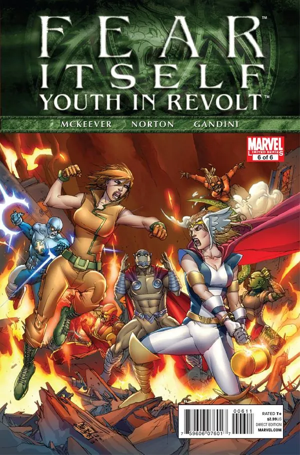 Cover of Fear Itself: Youth in Revolt #6