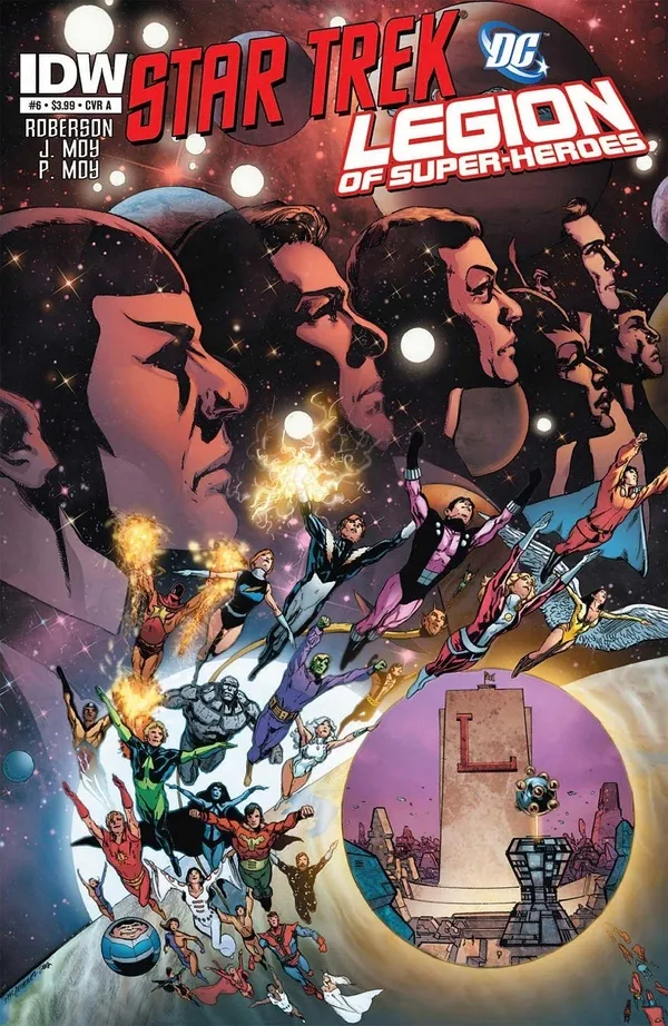 Cover of Star Trek / Legion of Super-Heroes #6