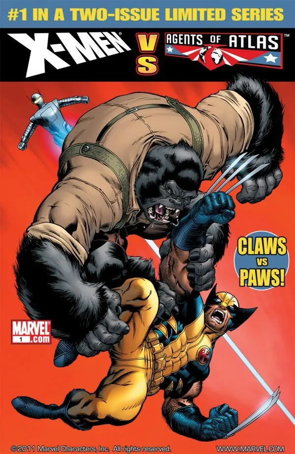 Cover of X-Men vs. Agents of Atlas #1