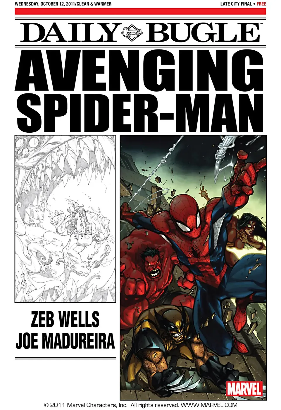 Cover of Avenging Spider-Man Daily Bugle #1