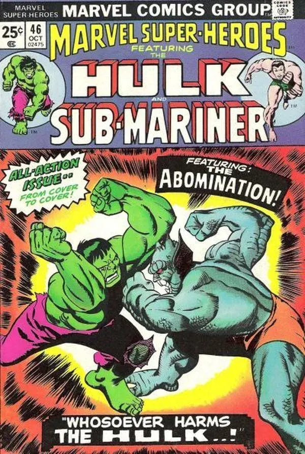 Cover of Marvel Super-Heroes #46