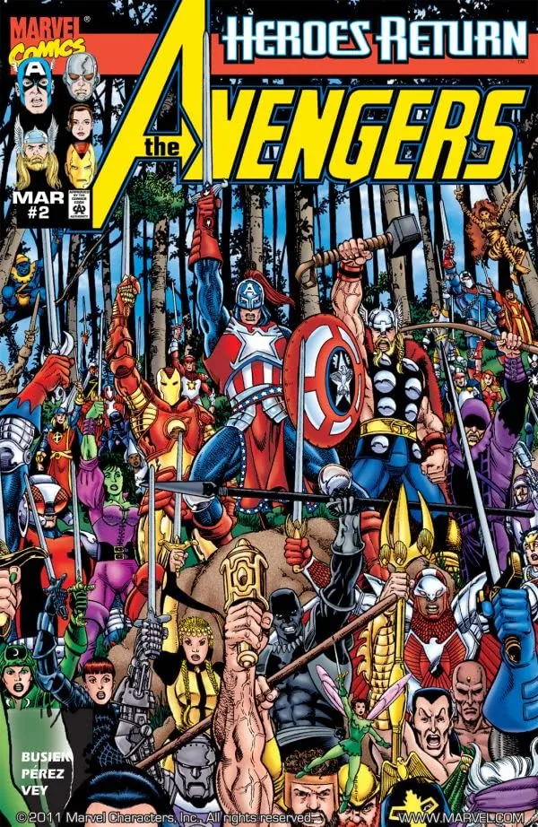 Cover of Avengers #2