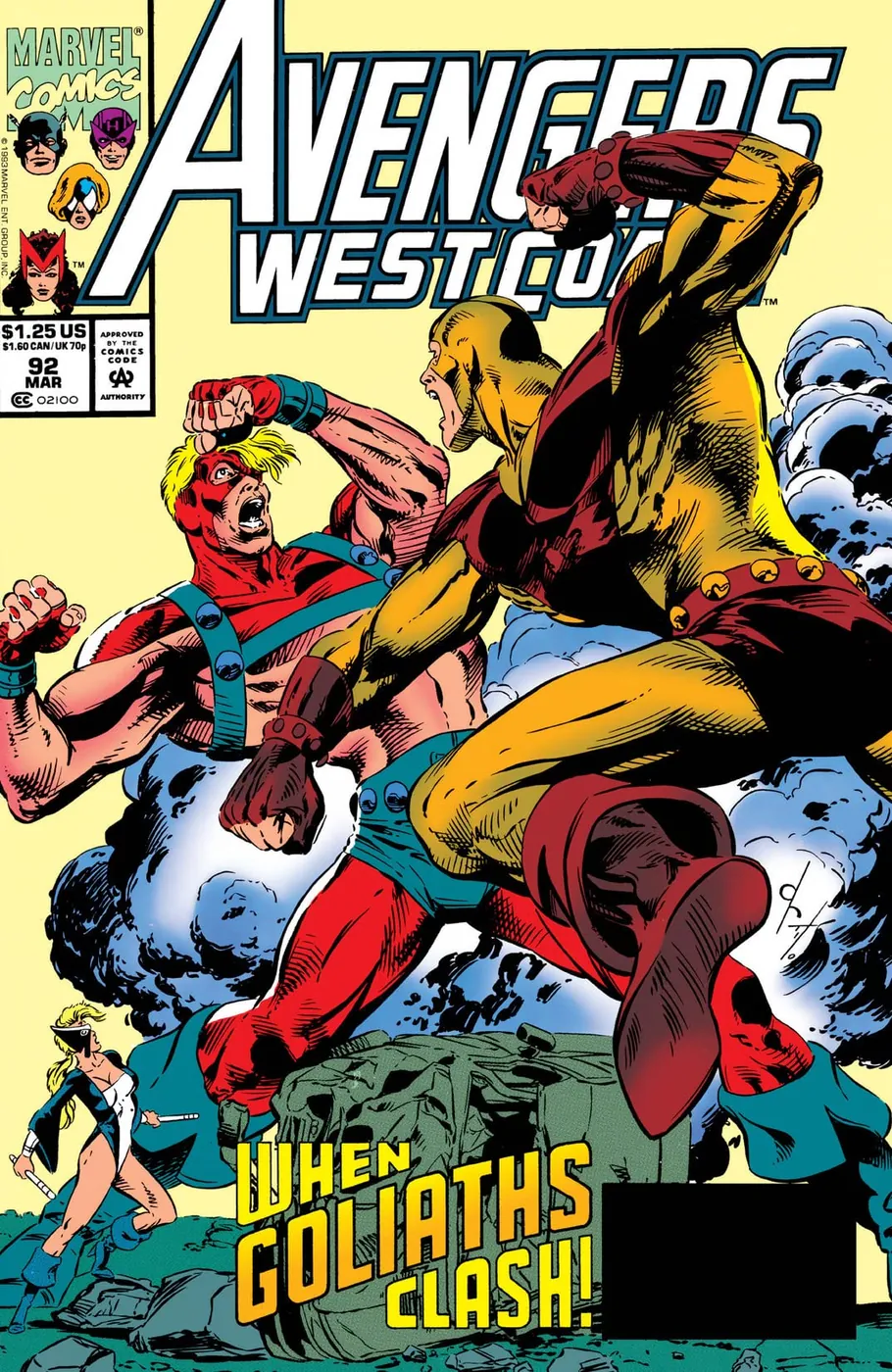 Cover of Avengers West Coast #92