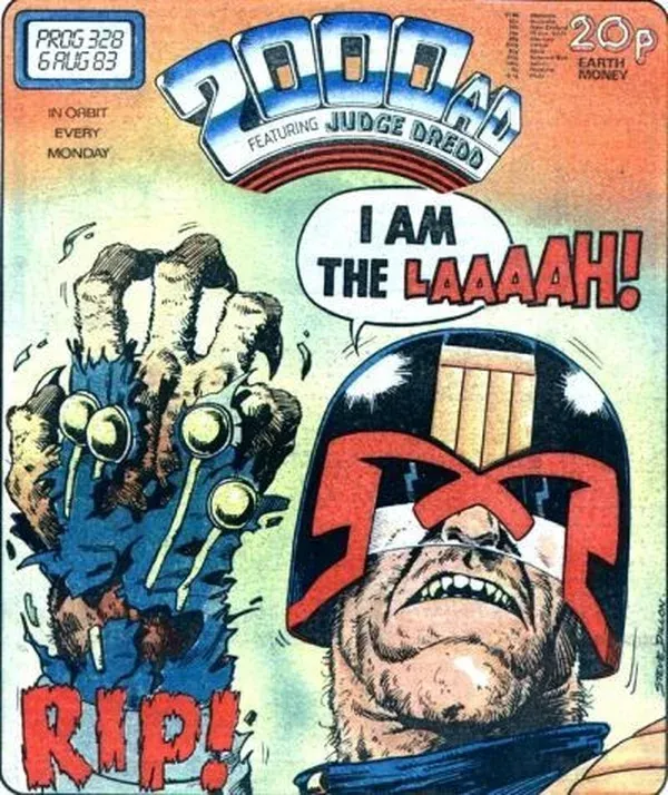 Cover of 2000 AD #328