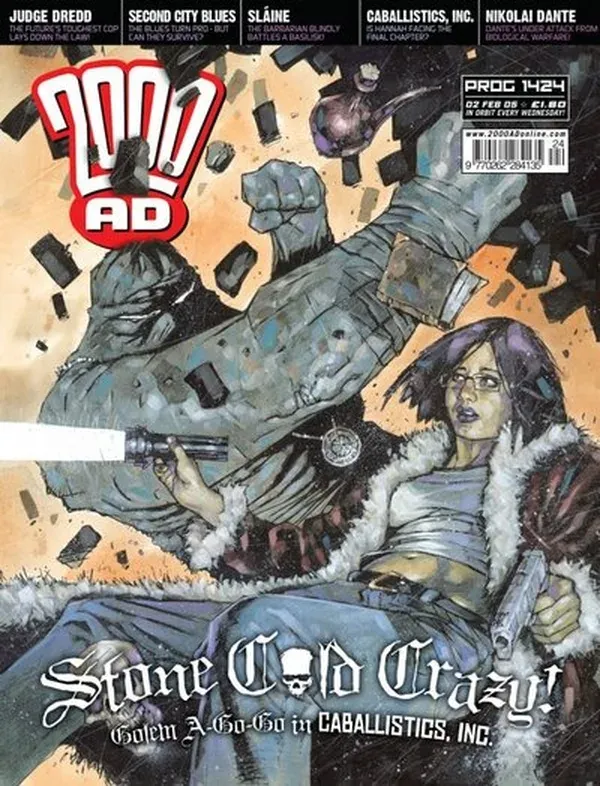 Cover of 2000 AD #1424
