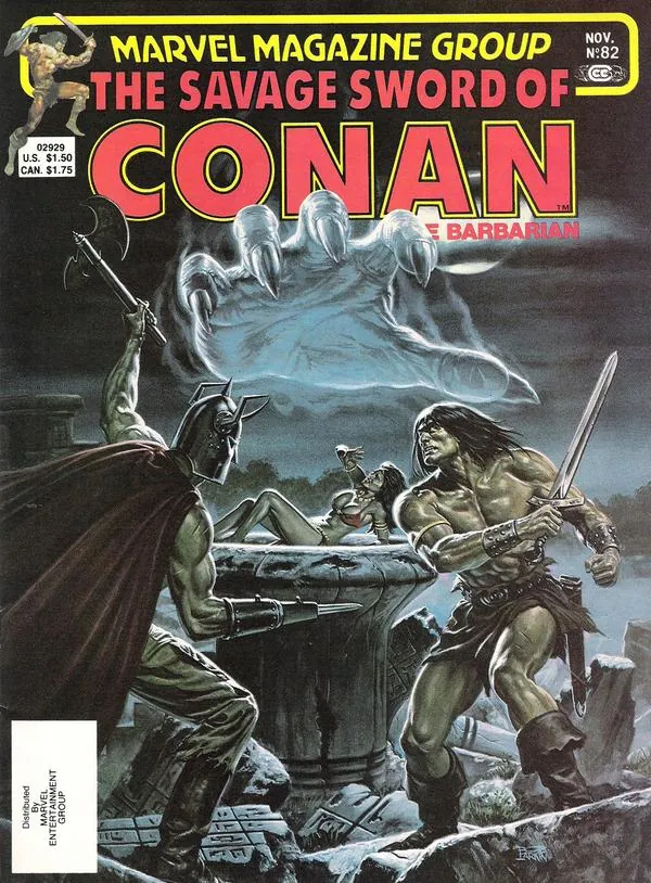 Cover of The Savage Sword of Conan #82