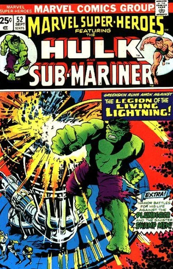 Cover of Marvel Super-Heroes #52