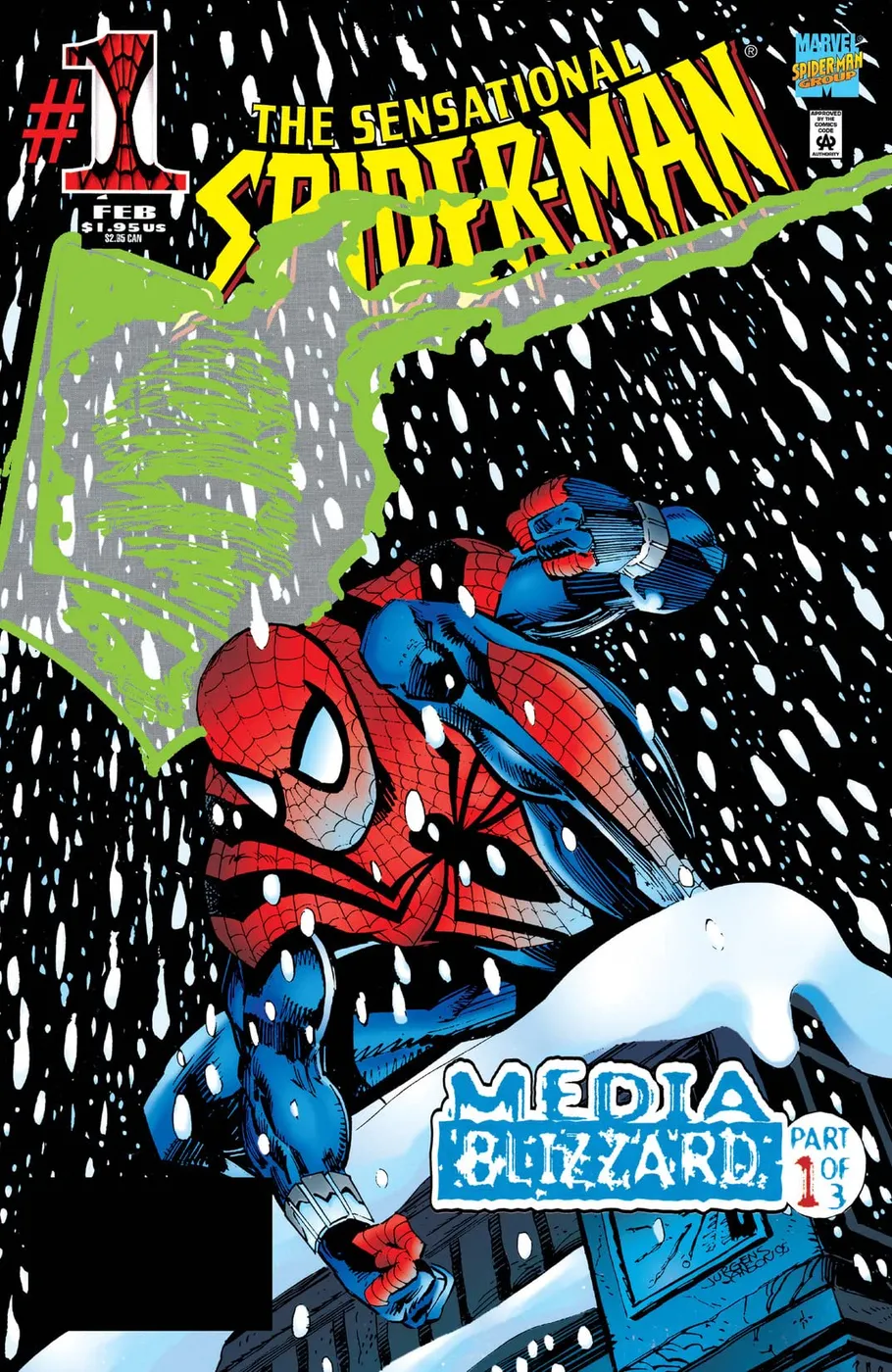 Cover of The Sensational Spider-Man #1