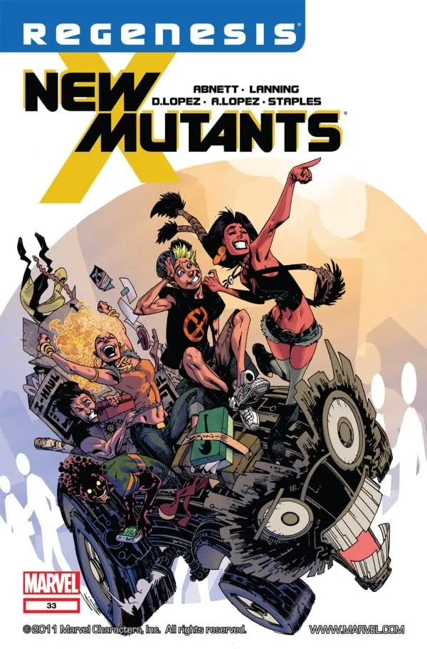 Cover of New Mutants #33