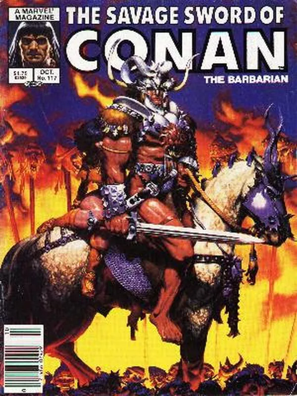 Cover of The Savage Sword of Conan #117