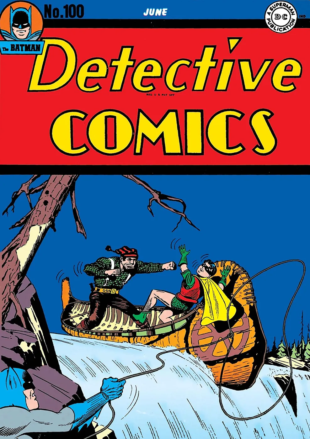 Cover of Detective Comics #100