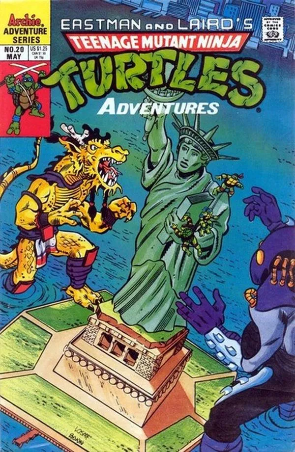 Cover of Teenage Mutant Ninja Turtles Adventures #20