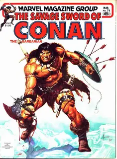 Cover of The Savage Sword of Conan #74