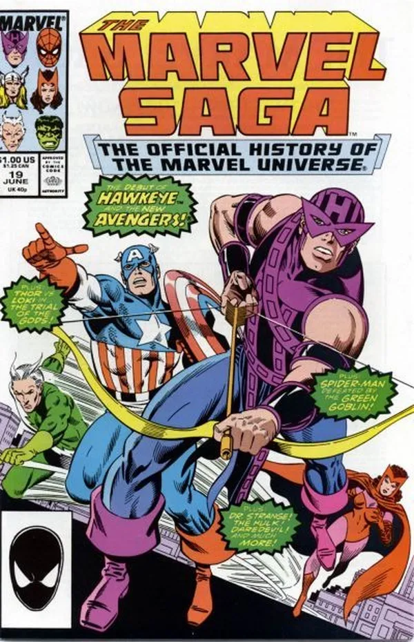 Cover of The Marvel Saga the Official History of the Marvel Universe #19