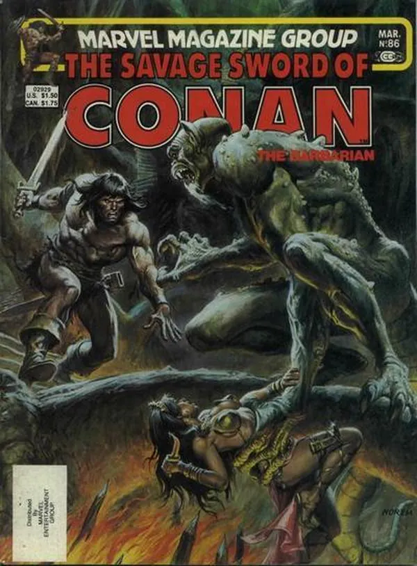 Cover of The Savage Sword of Conan #86