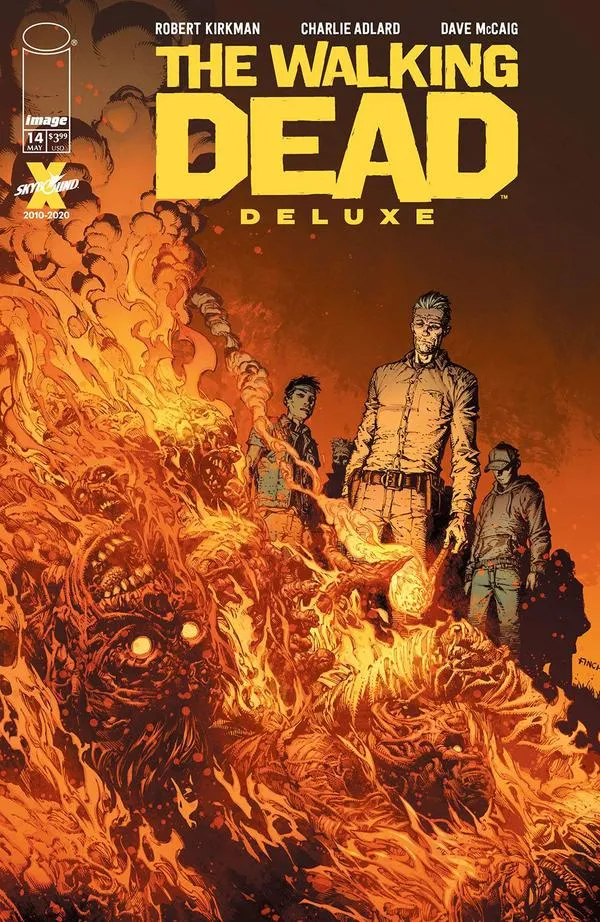 Cover of The Walking Dead Deluxe #14