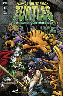 Cover of Teenage Mutant Ninja Turtles: Urban Legends #21