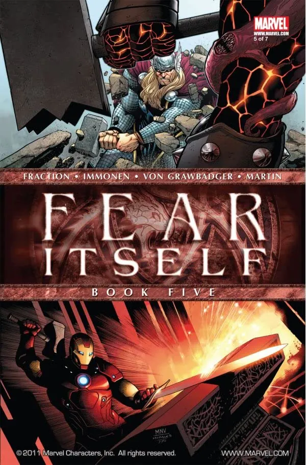 Cover of Fear Itself #5