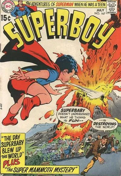 Cover of Superboy #167