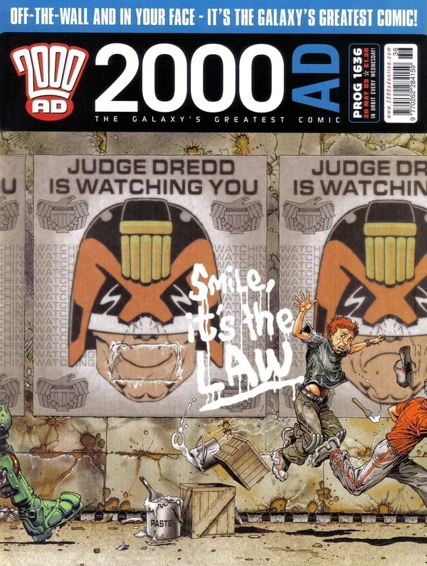 Cover of 2000 AD #1636