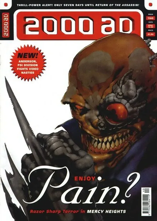 Cover of 2000 AD #1140