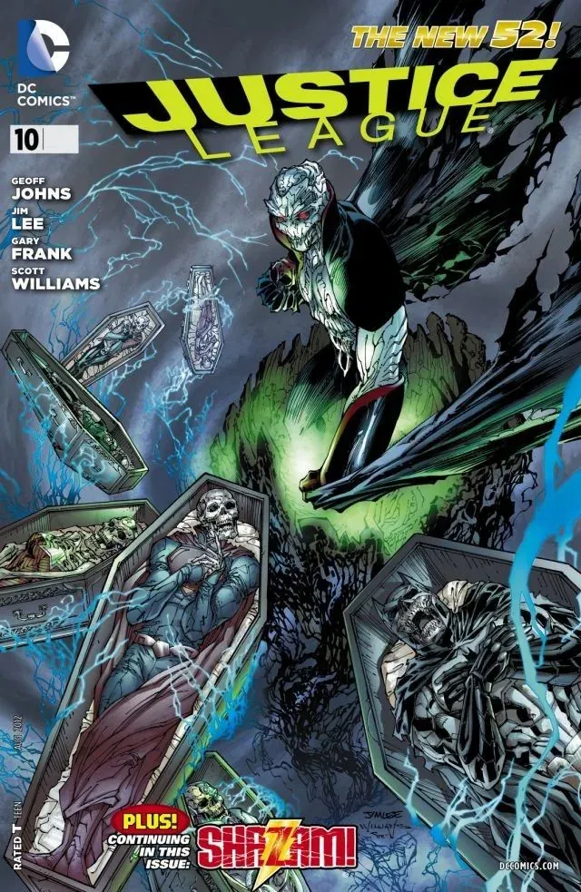 Cover of Justice League #10
