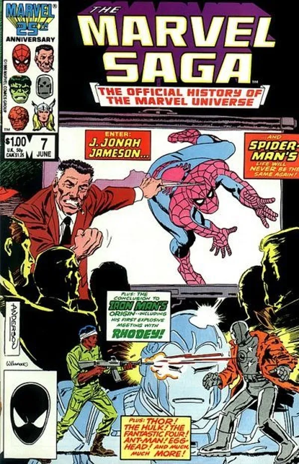 Cover of The Marvel Saga the Official History of the Marvel Universe #7
