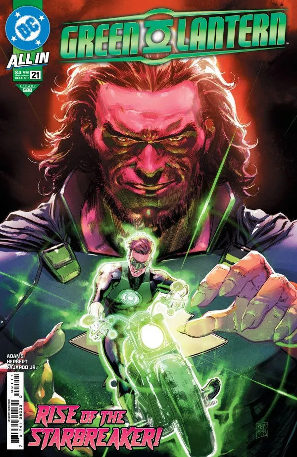Cover of Green Lantern #21 (588)