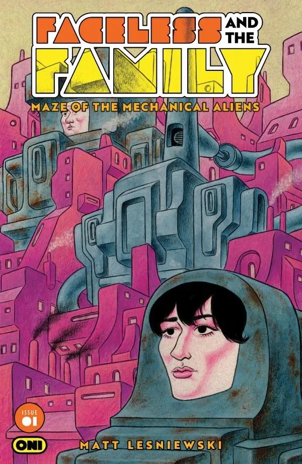 Cover of Faceless and the Family: Maze of the Mechanical Aliens #1