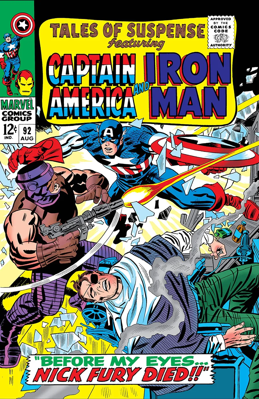 Cover of Tales of Suspense #92