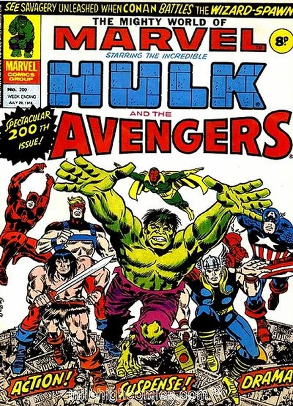 Cover of The Mighty World of Marvel #200